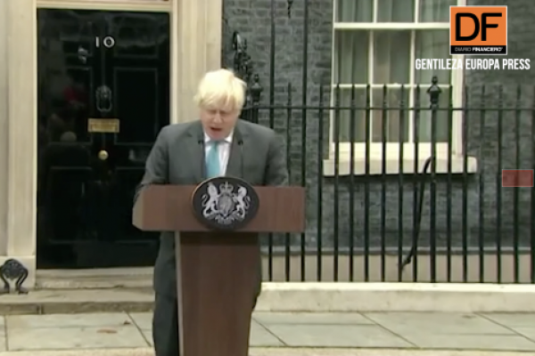 <p>Ahora en DF | Boris Johnson se despide de su cargo y muestra su más "ferviente apoyo" a Liz Truss</p>