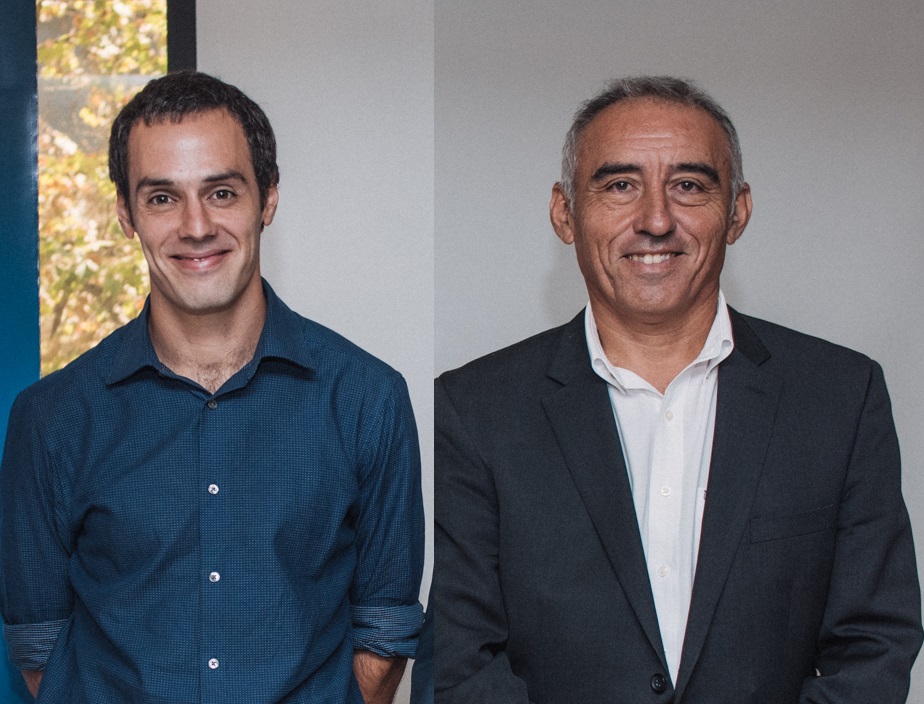 <p>Rodrigo Lewit y Sergio Astudillo, fundadores de GeoVictoria.</p>