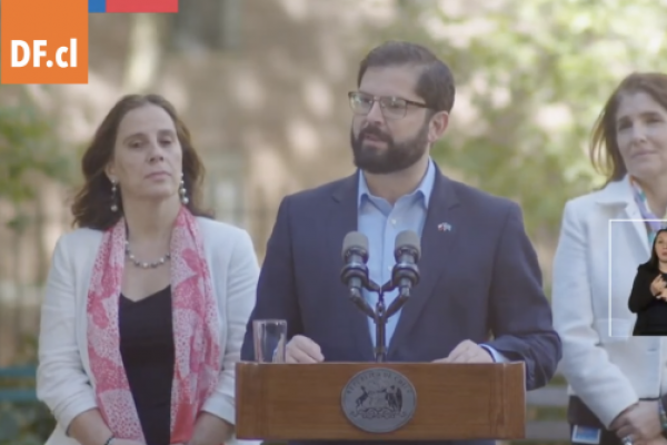 <p>Ahora en DF | Presidente Boric tras conversaciones con países europeos: "Hay una aceleración de la transición energética en Europa y para eso Chile es muy importante"</p>