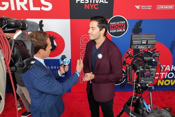 Eduardo della Maggiora, cofundador de Betterfly, en el Global Citizen de Nueva York, evento donde anunció el compromiso climático.