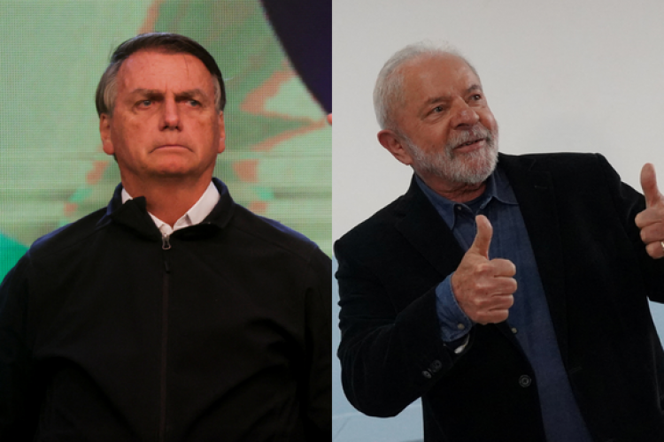 Lula logra ventaja sobre Bolsonaro en disputada elección presidencial en Brasil