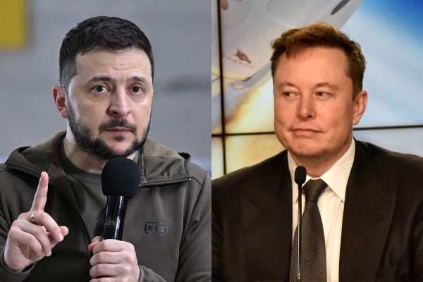 Presidente de Ucrania responde al "plan de paz" tuiteado por Elon Musk