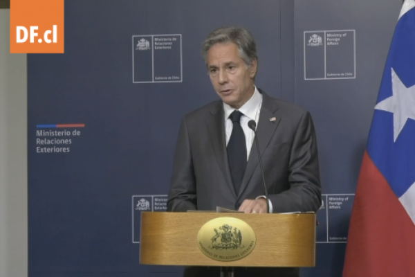 <p>Ahora en DF | Antony Blinken e inversiones en Chile: "Estamos convencidos que esta relación económica puede crecer todavía más"</p>