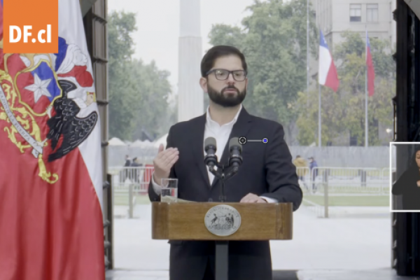 <p>Ahora en en DF | Presidente Boric a tres años del 18-O: "No vamos a permitir que el estallido sea en vano"</p>