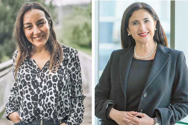 De izquierda a derecha: Claudia Lillo y Jacqueline Gálvez.