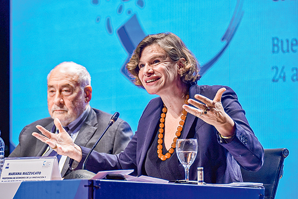 Un nuevo período de sesiones de la Cepal, reunió en Buenos Aires a Mazzucato y Stiglitz.