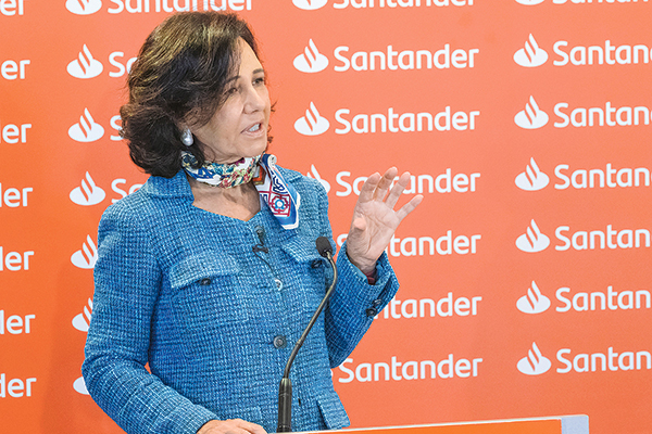 La presidenta del Grupo Santander, Ana Botín.