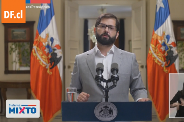 <p>Ahora en DF | Para terminar con las AFP: presidente Boric presenta reforma a las pensiones</p>