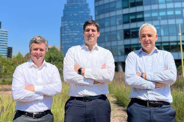 Ignacio Guarda, associate partner Investment Banking BTG Pactual; Alfonso Alcalde, executive director, y José Ignacio Zamorano, head Investment Banking.