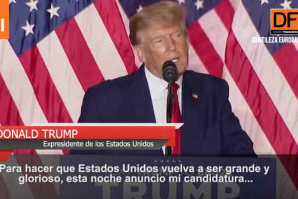 <p>Ahora en DF | Donald Trump anuncia su candidatura a las presidenciales de 2024</p>