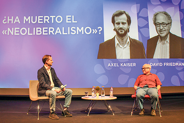 El presidente de la Fundación para el Progreso, Axel Kaiser, conversó con David Friedman.