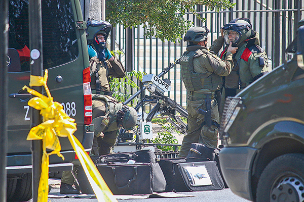 Oficinas de Oxiquim en Providencia sufren intento de atentado explosivo
