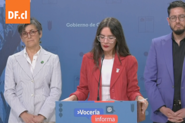 <p>Ahora en DF | Ministra Vallejo condena paro de camioneros y asegura seguirán querellas cuando correspondan</p>