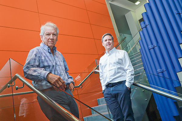 Juan Eduardo Neuenschwander (presidente de Autobahn) y Matías Jarpa (gerente general de Autobahn). Foto: Julio Castro