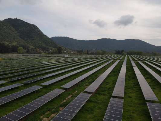Parque Solar de Chépica, en la Región de O´Higgins.