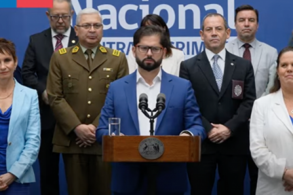 <p>Ahora en DF | Boric lanza Política Nacional contra el Crimen Organizado</p>