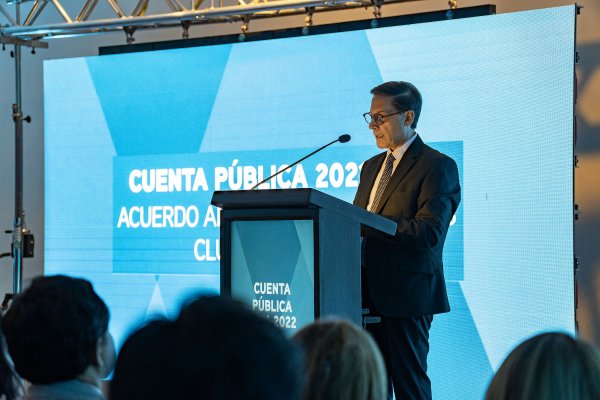 Iván Arriagada, CEO de Antofagasta Minerals, en la Cuenta Pública sobre los avances del acuerdo con la Corporación Clúster Minero.
