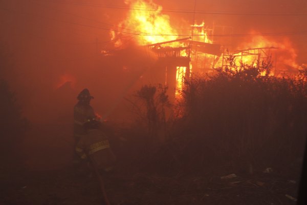 Incendio en Viña del Mar.