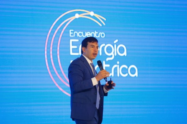 Víctor Tavera, presidente del directorio de Empresas Eléctricas, participó este martes en el Encuentro Anual de la Energía Eléctrica.