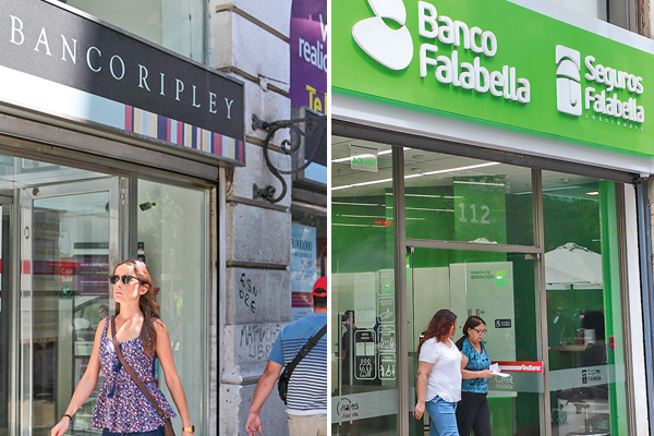 Las claves de cómo los bancos Falabella y Ripley irrumpieron en el sistema financiero durante el 2022