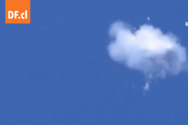 Ahora en DF | La Fuerza Aérea de Colombia registra el paso del globo en su espacio aéreo