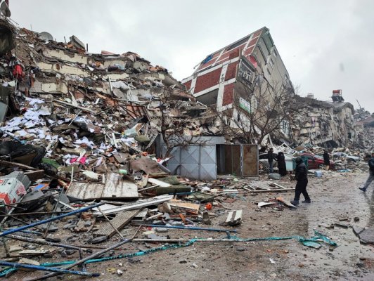 Devastador terremoto en Turquía.