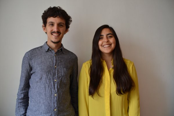 Felipe Prado y Natalia Pérez, cofundadores de Swarmob.