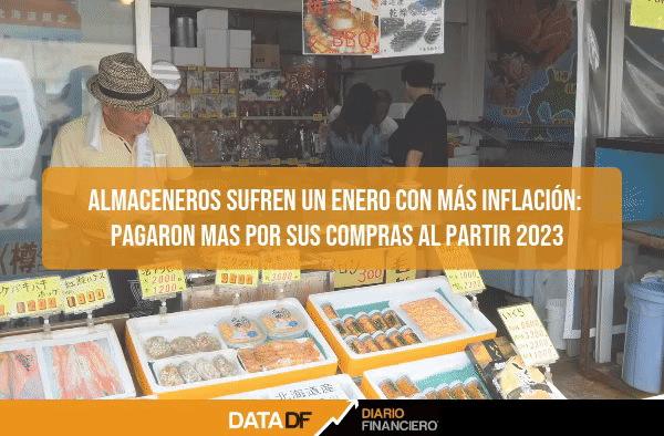 Almaceneros sufren un enero con más inflación: pagaron más por sus compras al partir 2023