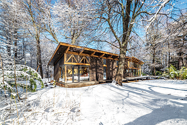 El “refugio” chileno que promociona Airbnb en Canadá