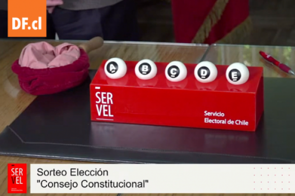 <p>Ahora en DF | Servel sortea orden de candidatos al Consejo Constitucional</p>