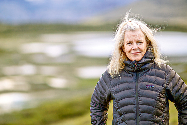 Kristine Tompkins, cofundadora de Rewilding Chile. Foto: James Martin