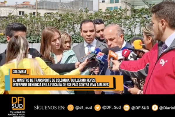 <p>Ahora en DF Sud | Ministro de Transporte de Colombia interpone denuncia contra Viva Air en la Fiscalía</p>