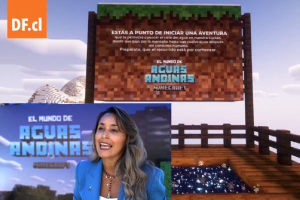 <p>Ahora en DF | Aguas Andinas lanza mundo de Minecraft para mostrar las distintas operaciones que tiene en Santiago</p>
