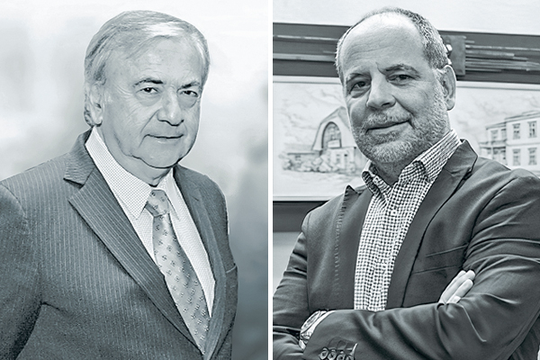 <p>Isidoro Quiroga, ex propietario de Australis Seafoods. Andrés Lyon, gerente general de Australis Seafoods.</p>