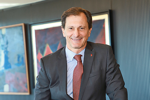 El gerente general de Scotiabank Chile, Diego Masola. Foto: Julio Castro