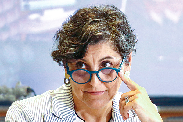 Ximena Aguilera, ministra de Salud,