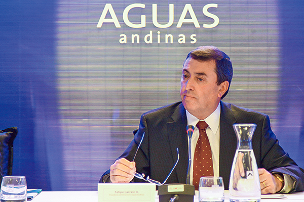 Felipe Larraín, presidente de Aguas Andinas. Foto: Julio Castro