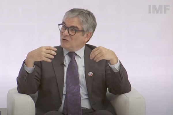 <p>Ahora en DF | Así fue el debut del ministro Marcel en las Reuniones de Primavera del FMI</p>