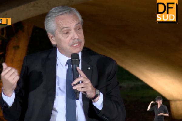 <p>Ahora en DF Sud | Alberto Fernández anuncia que no se presentará a la reelección para la presidencia</p>