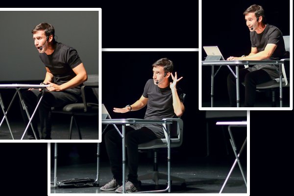 El show del ex abogado de Cariola y fundador de Mudango que se ríe de las startups