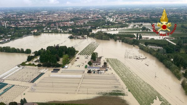 Inundaciones al norte de Italia.