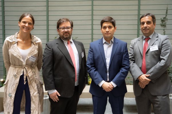 Jeannette von Wolfersdorff, Jorge Rodríguez Cabello, Hermann González y Aldo Lema, todos del Consejo Fiscal.