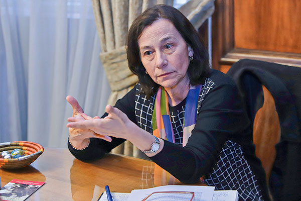 La presidenta del Banco Central, Rosanna Costa.