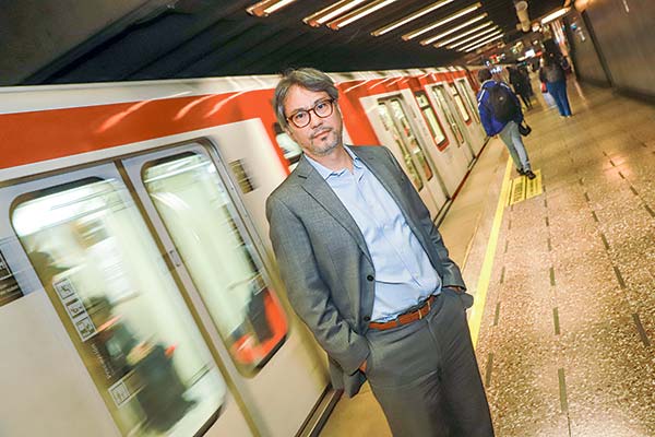 Guillermo Muñoz, presidente del directorio de Metro. Foto: Julio Castro