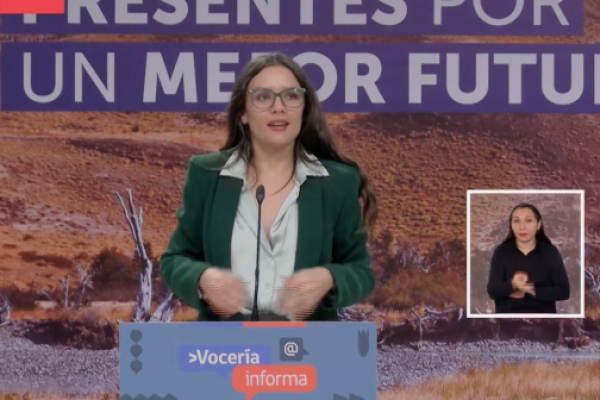 <p>Ahora en DF | Ministra Vallejo anticipa hitos y desafíos en la segunda Cuenta Pública del Presidente Boric</p>