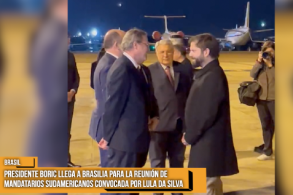 <p>Ahora en DF SUD | Presidente Boric llega a Brasil a convocatoria de Lula con mandatarios de Latinoamérica</p>