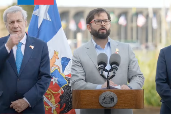 <p>Ahora en DF | Presidente Boric aborda la crisis migratoria y los acuerdos regionales en conferencia de prensa tras encuentro en Brasil</p>
