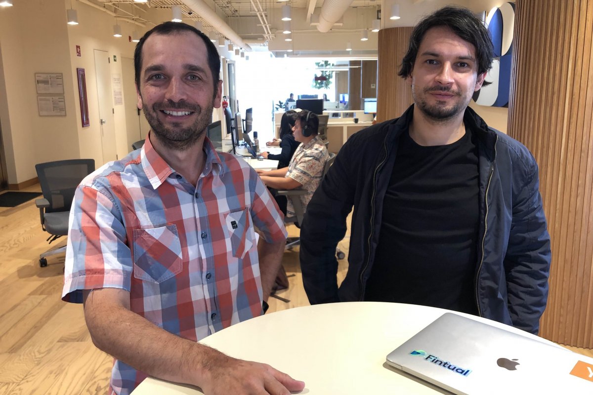 <p>De visita en el laboratorio mexicano de Inteligencia Artificial de Fintual</p>