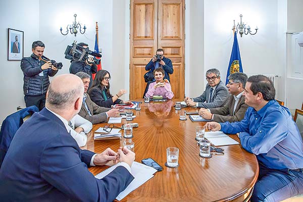 La reforma fue uno de los puntos principales de la reunión del comité político ampliado en La Moneda ayer.