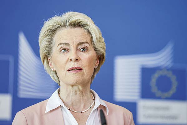 Ursula von der Leyen, presidenta de la Comisión Europea. Foto: Reuters